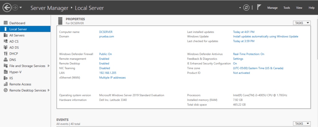 Actualizando Windows Server 2022 3 windows server 2